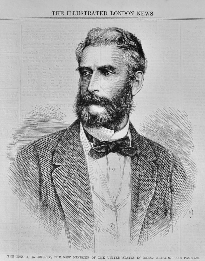 The Hon J R Motley - 1869
