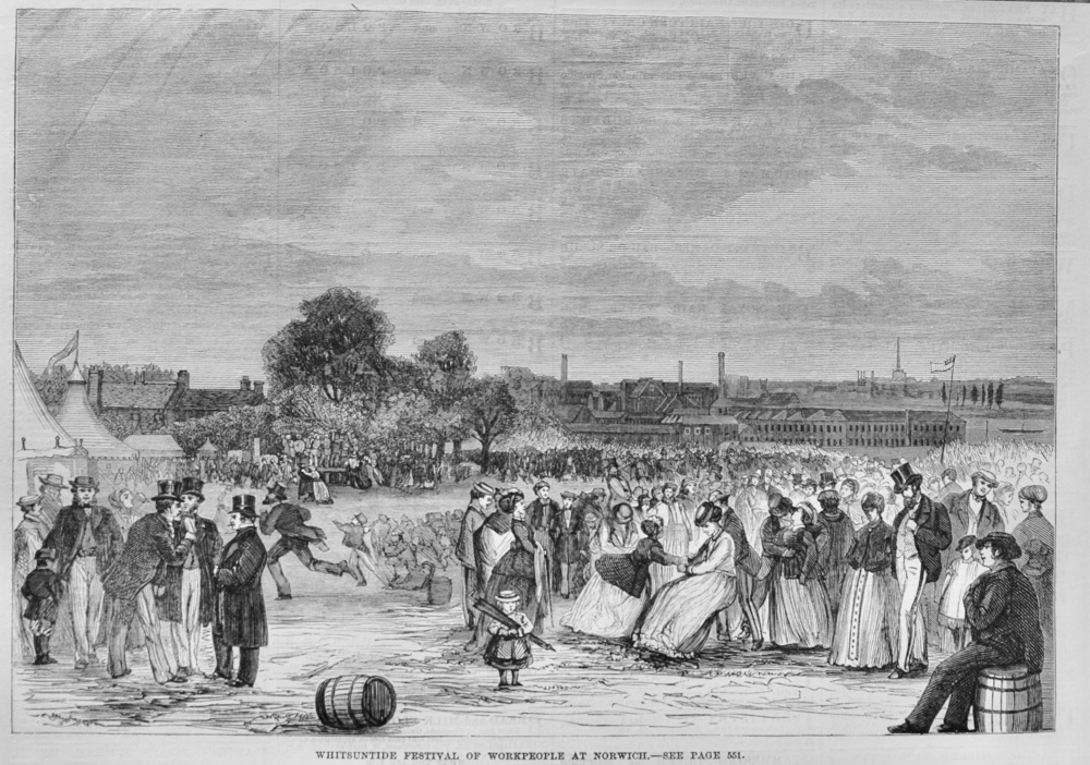 Whitsuntide Festival at Norwich - 1869