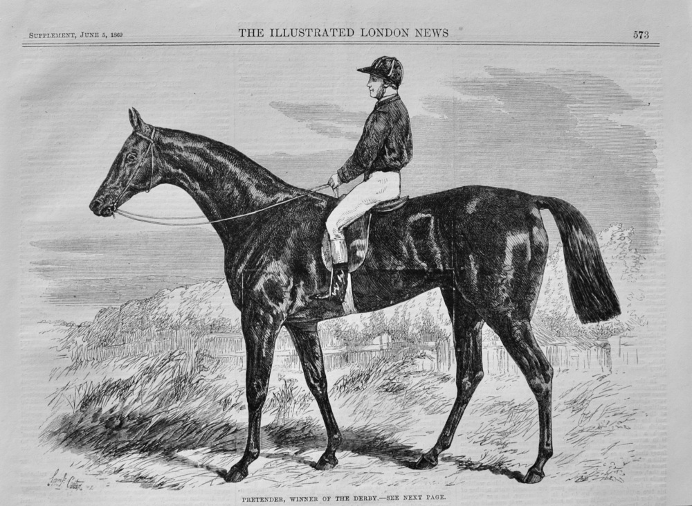 Pretender, Winner of the Derby - 1869