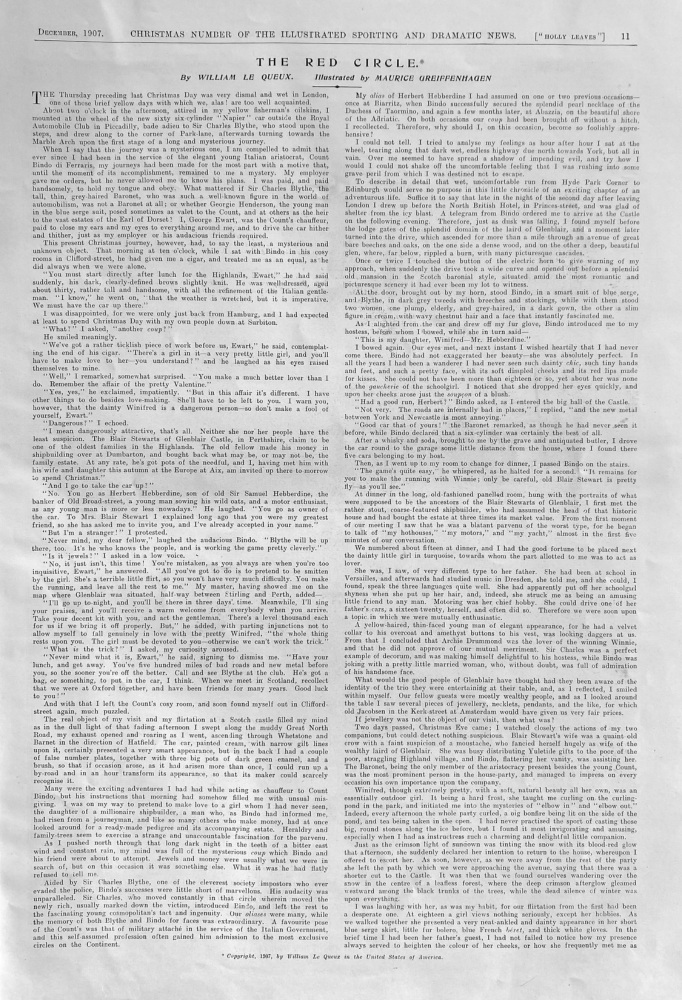 The Red Circle.  1907.