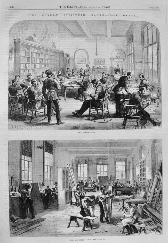 The Guards' Institute, Vauxhall Bridge Road - 1869
