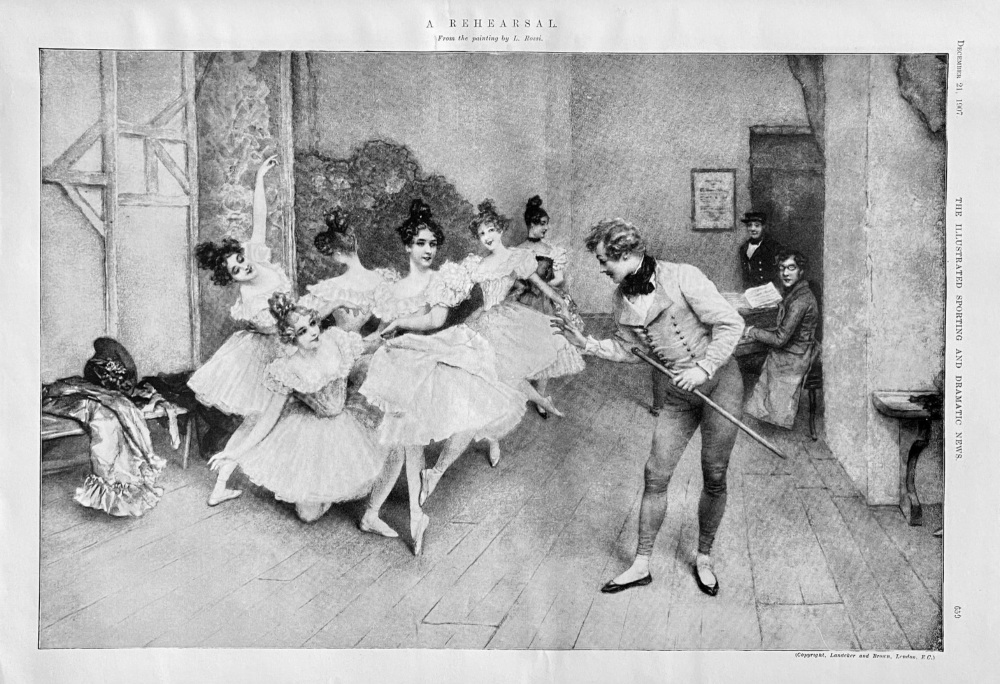 A Rehearsal.  1907.