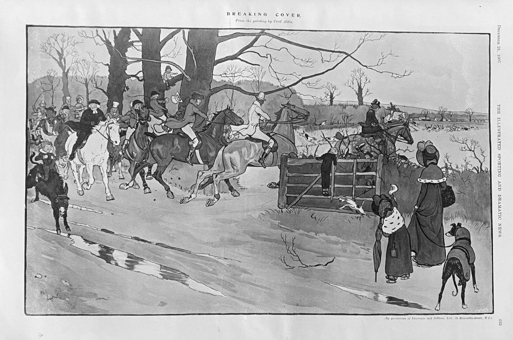 Breaking Cover.  1907.