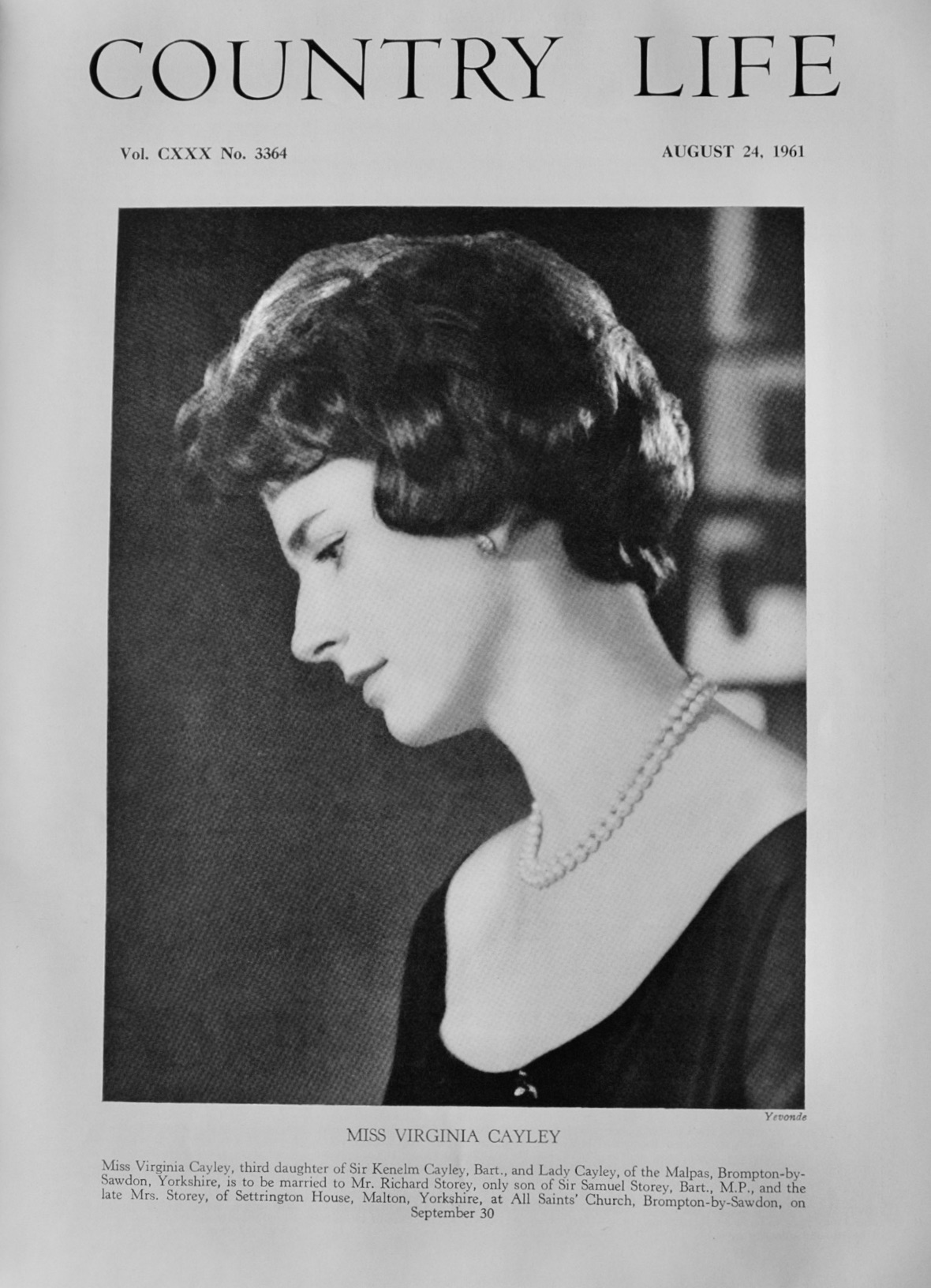 Country Life - August 24, 1961