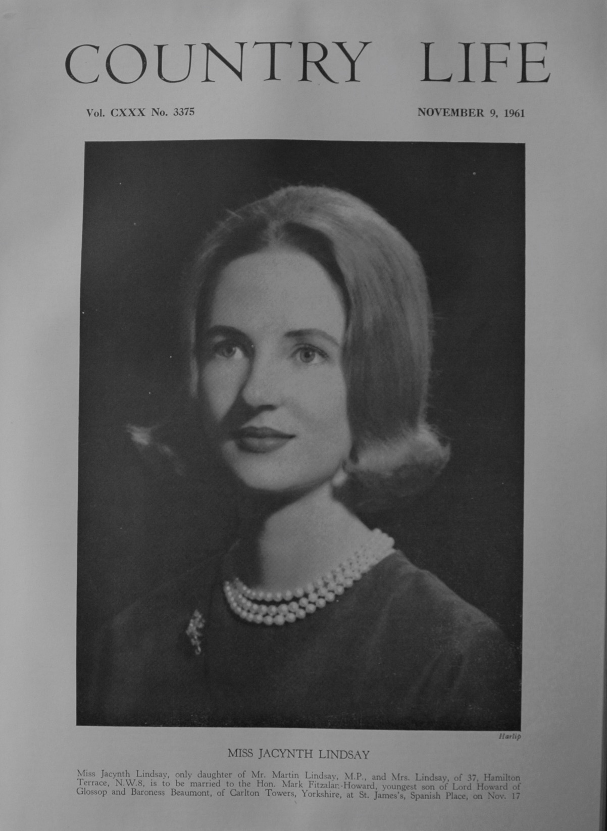 Country Life - November 9, 1961