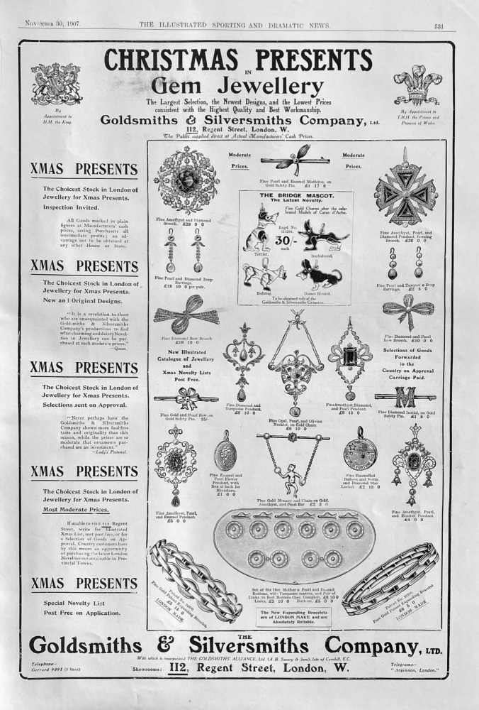 Goldsmiths & Silversmiths Company Ltd.  1907.