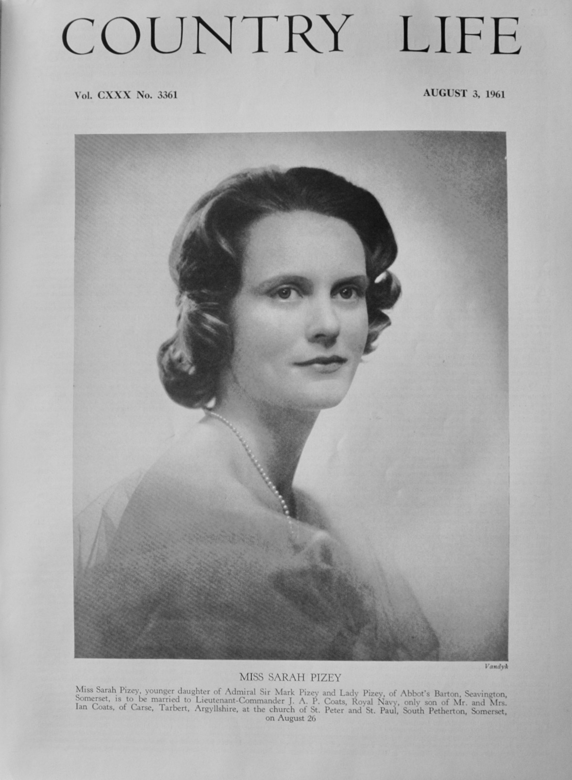 Country Life - August 3, 1961