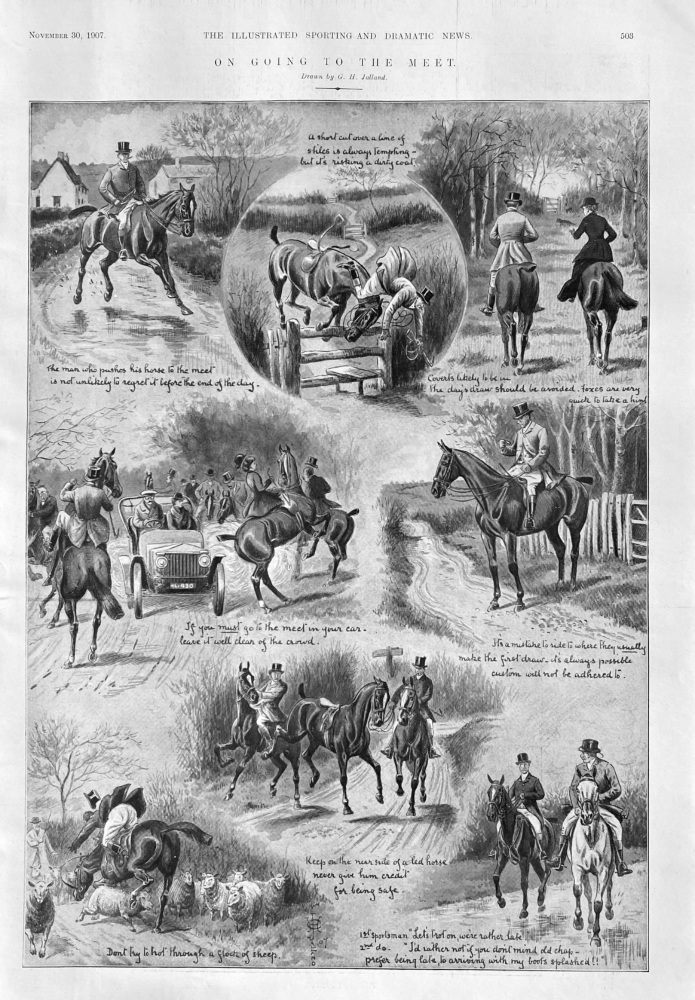 On Going to the Meet.  1907.