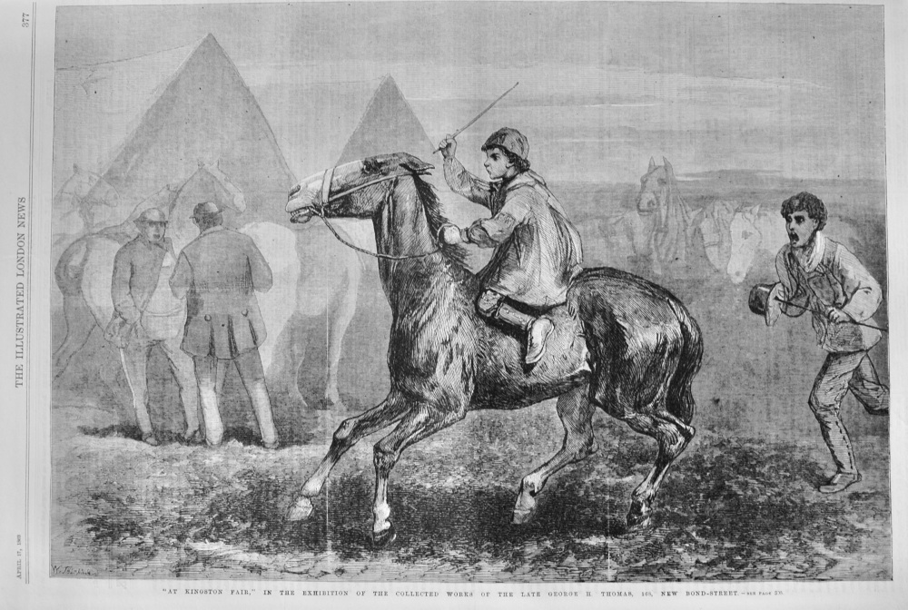 "At Kingston Fair" by George H Thomas - 1869