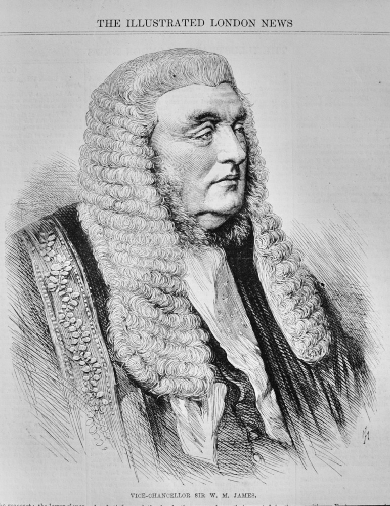 Sir W M James - 1869