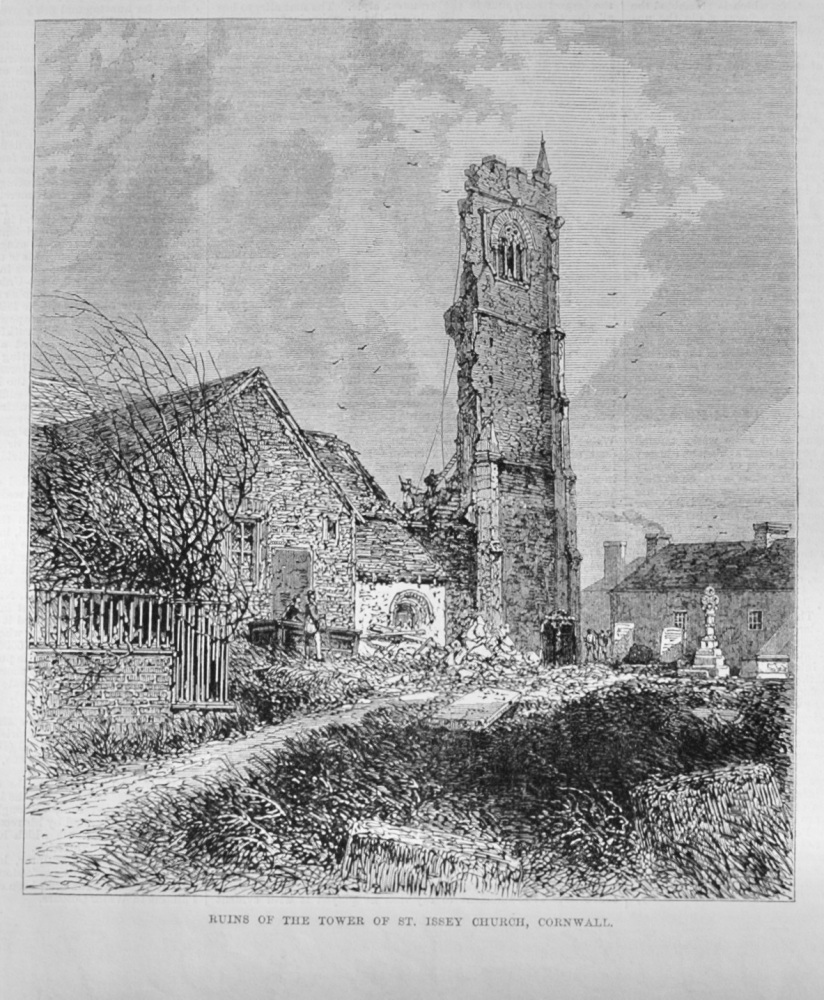 Ruins of the Tower of St Issue Church