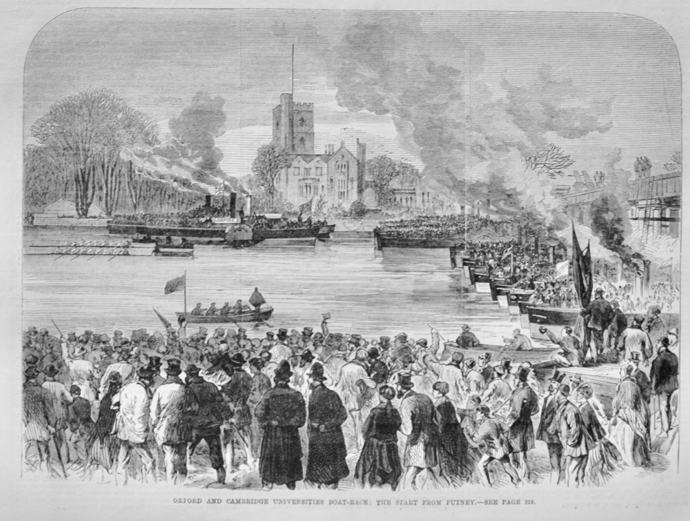 Boat Race - The Start from Putney