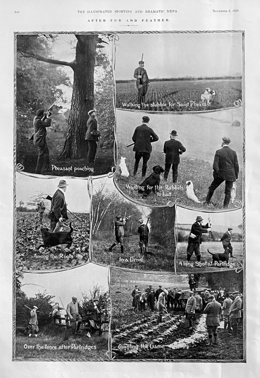 After Fur and Feather.  1907.