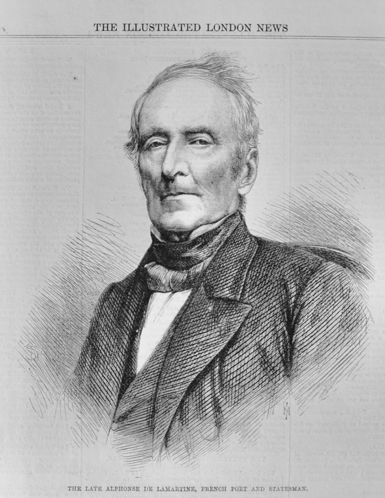 Alphonse De Lamartine - 1869