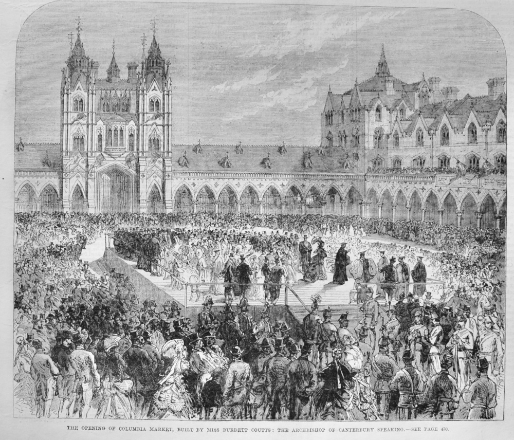 Opening of Columbia Market - 1869