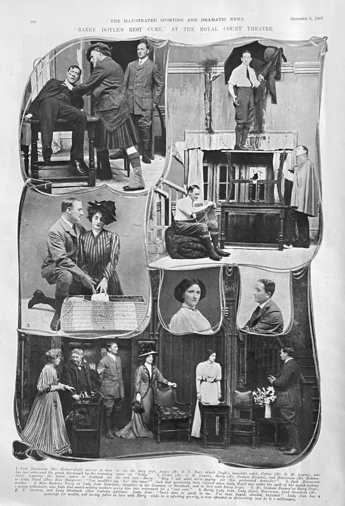 "Barry Doyle's Rest Cure," at The Royal Court Theatre.   1907.