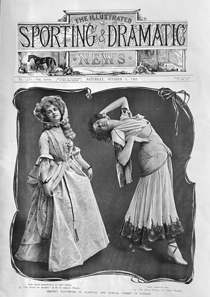 Present Favourites in Classical and Musical Comedy in London.  1907.