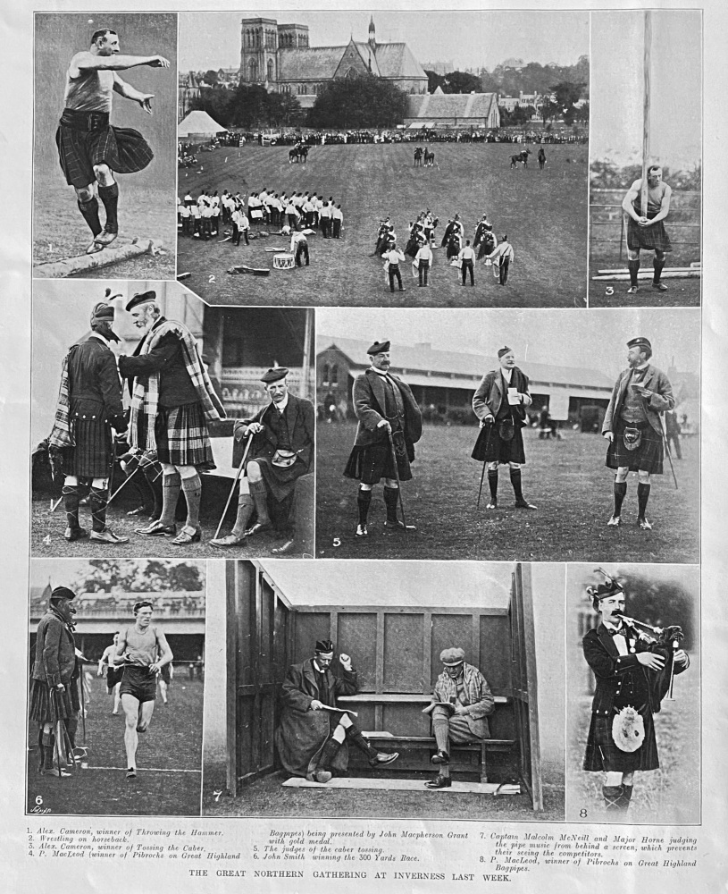 The Great Northern Gathering at Inverness Last Week. 1907.