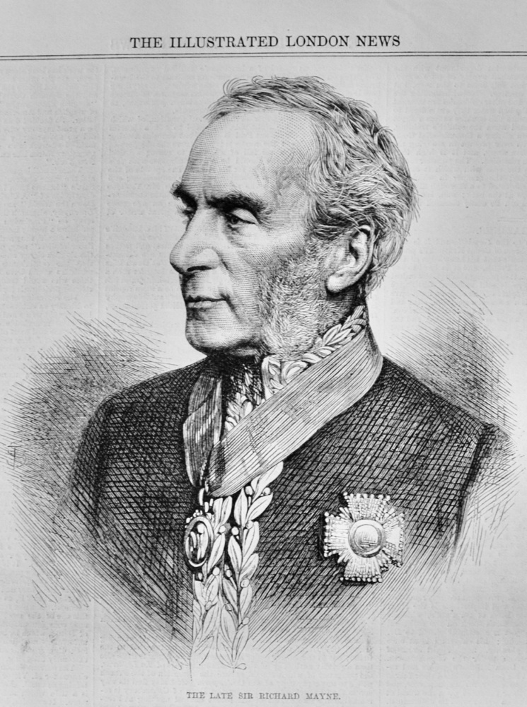 Sir Richard Mayne - 1869