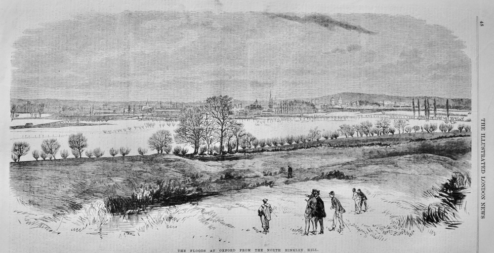 The Floods at Oxford - 1869