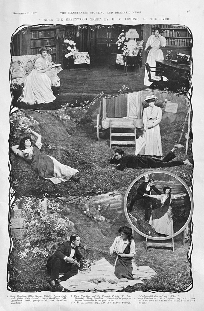 "Under The Greenwood Tree."  By H. V. Esmond, at the Lyric.  1907.