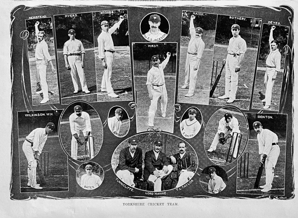 Yorkshire Cricket Team.  1907.