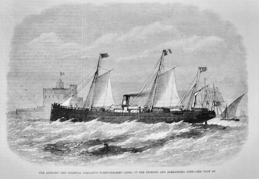 The Screw Steamer Cairo - 1869