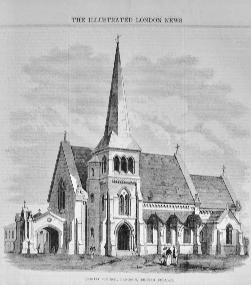 Trinity Church, Rangoon - 1869