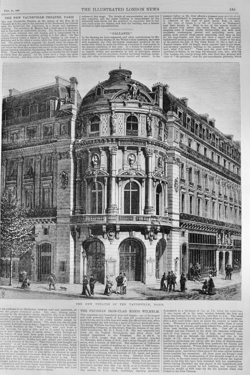 Vaudeville Theatre, Paris