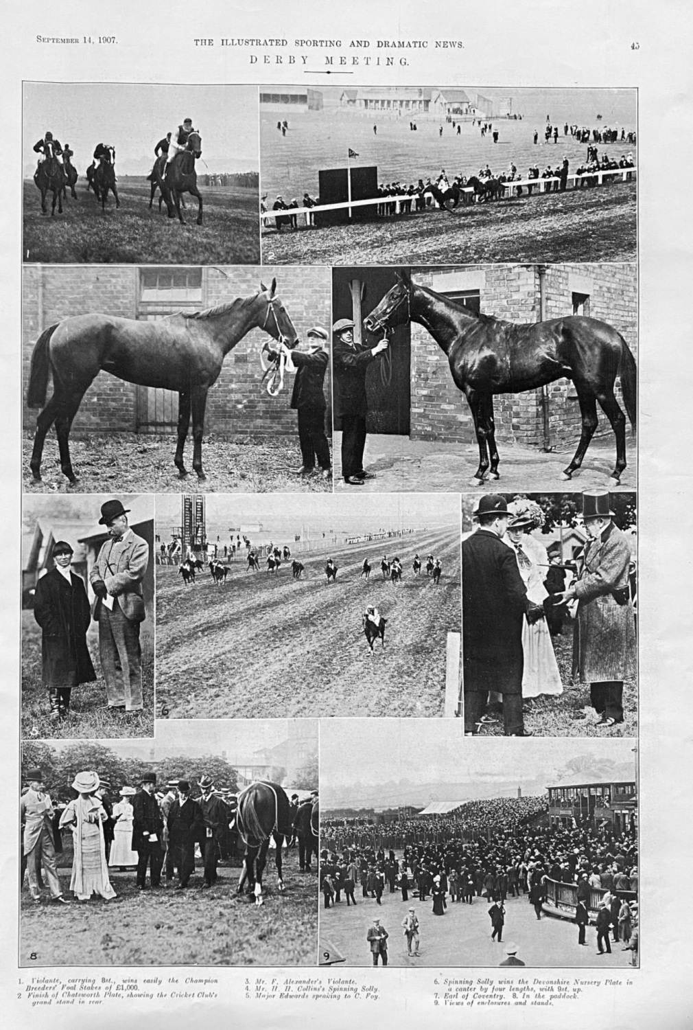 Derby Meeting.  1907.