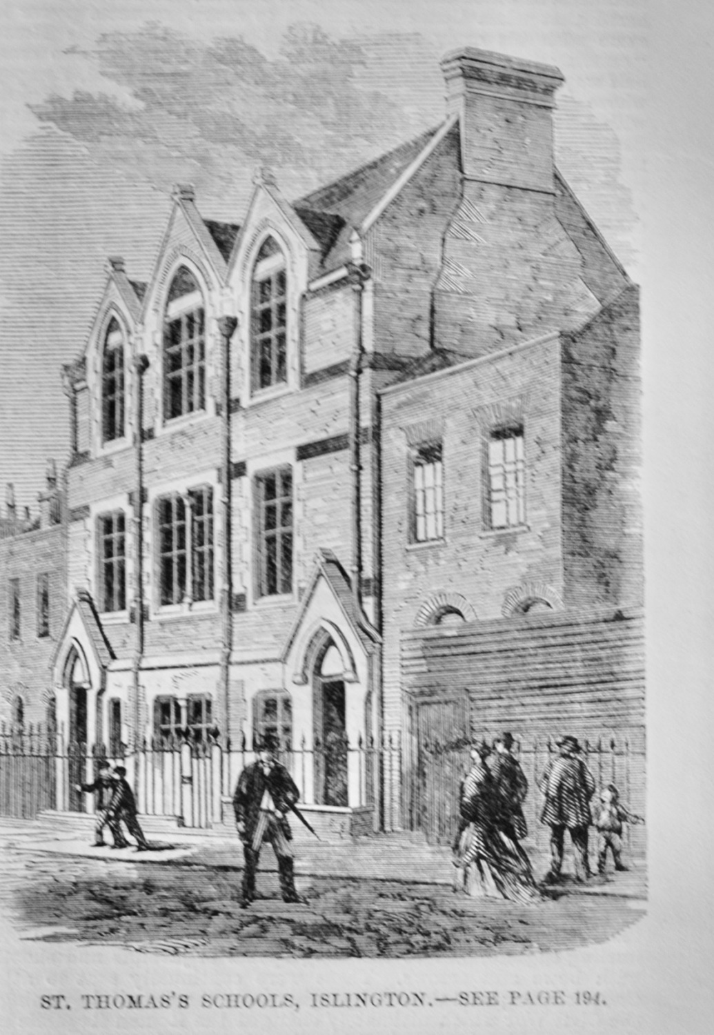 St Thomas's School, Islington - 1869
