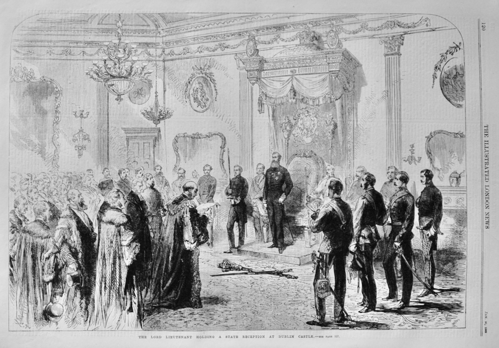 A State Reception at Dublin Castle - 1869