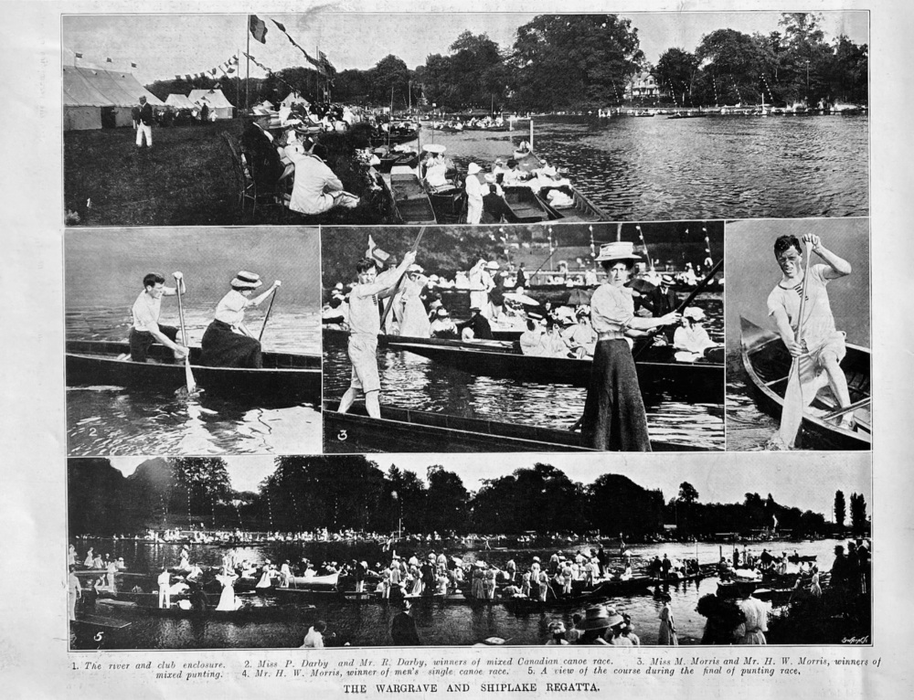 The Wargrave and Shiplake Regatta.  1907.