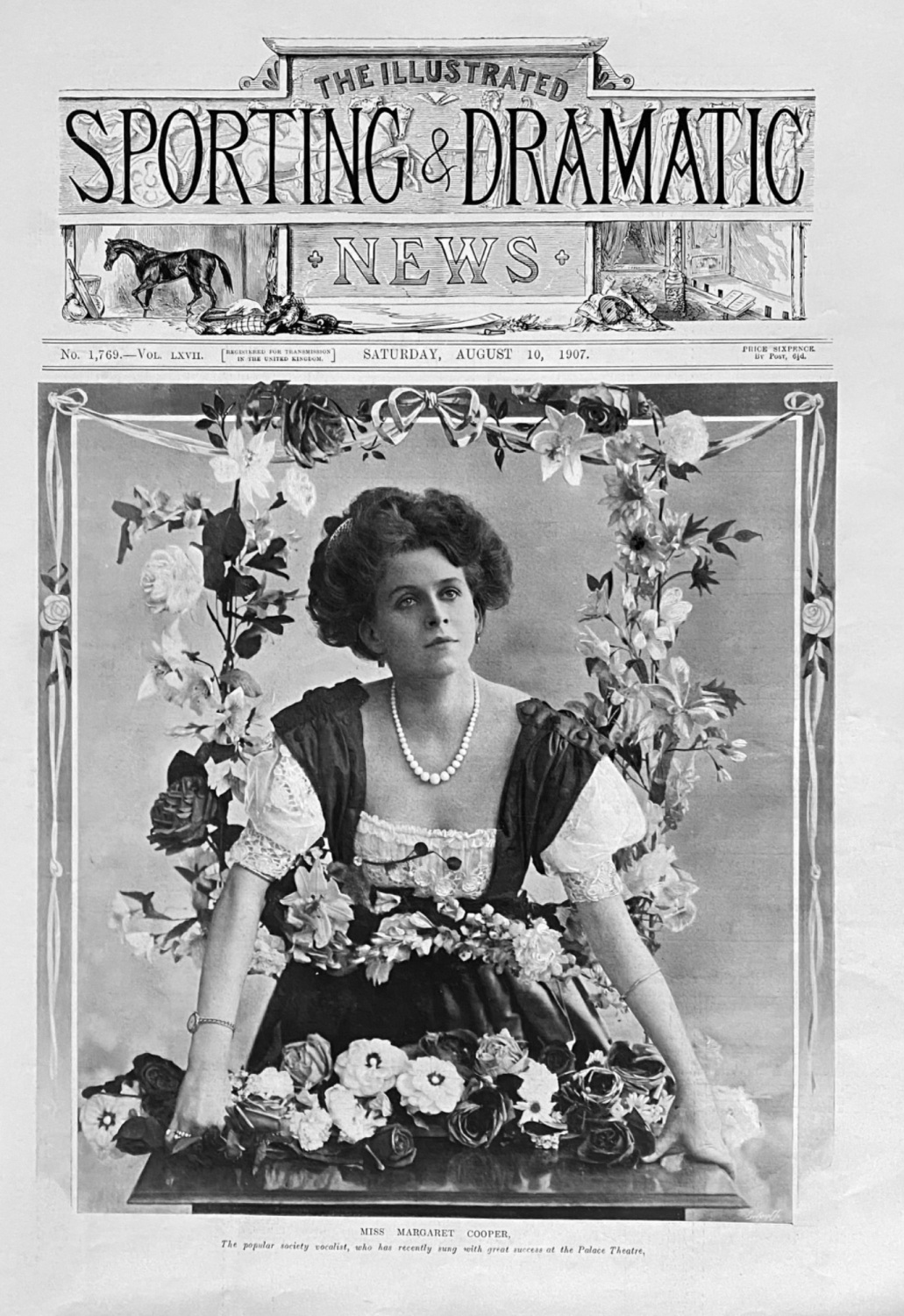 Miss Margaret Cooper.  1907.