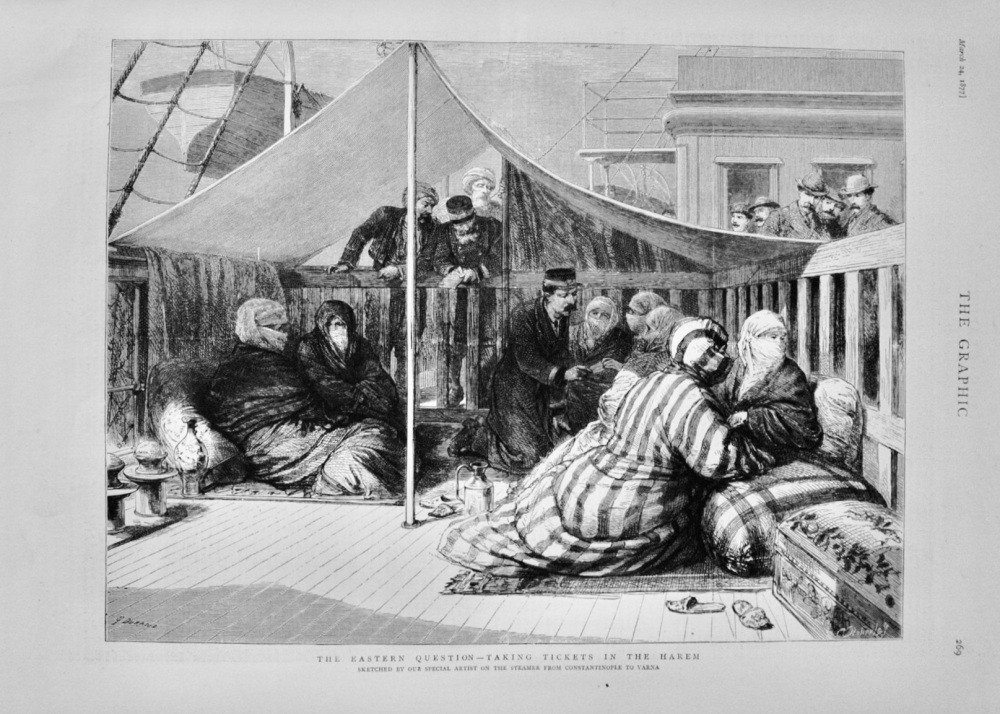 Taking Tickets in the Harem - 1877