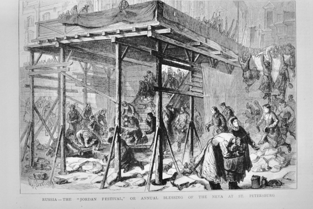 The Annual Blessing of the Neva - 1877