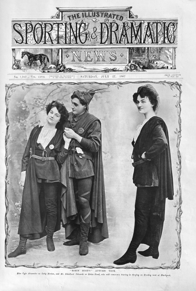 "Robin Hood's"  Autumn Tour.  1907.