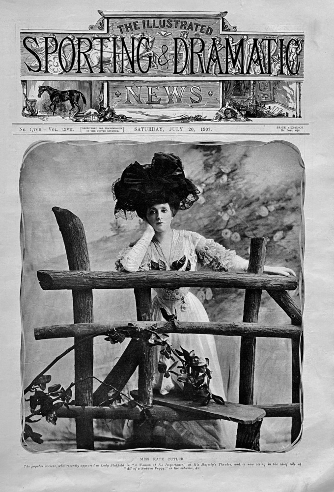 Miss Kate Cutler.  1907.