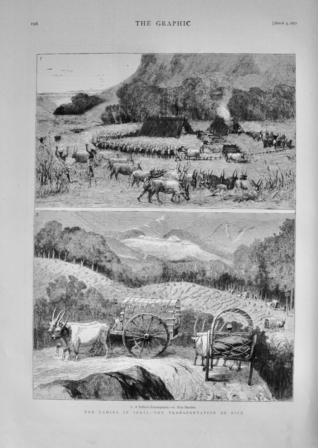 The Famine in India - 1877