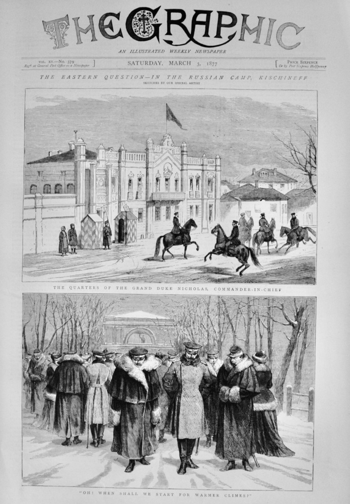 In the Russian Camp, Kischineff - 1877