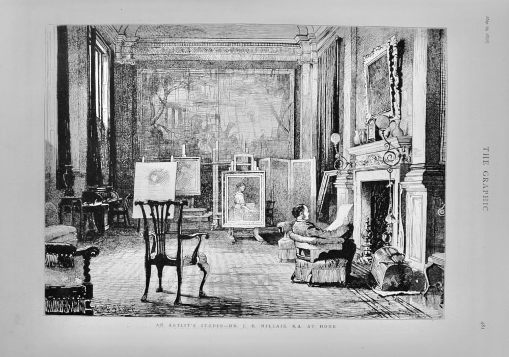 Mr J E Millais, R.A. at Home - 1877