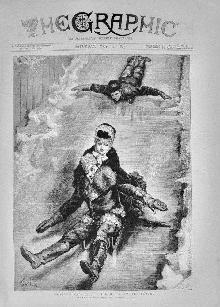 "Can't Stop" on the Ice Hills - 1877