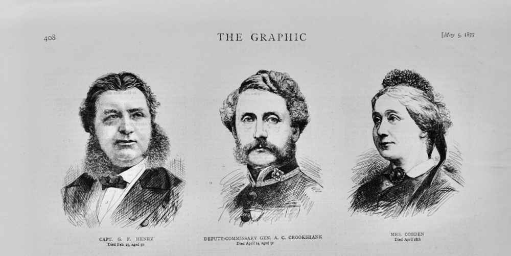 Captain G F Henry - 1877