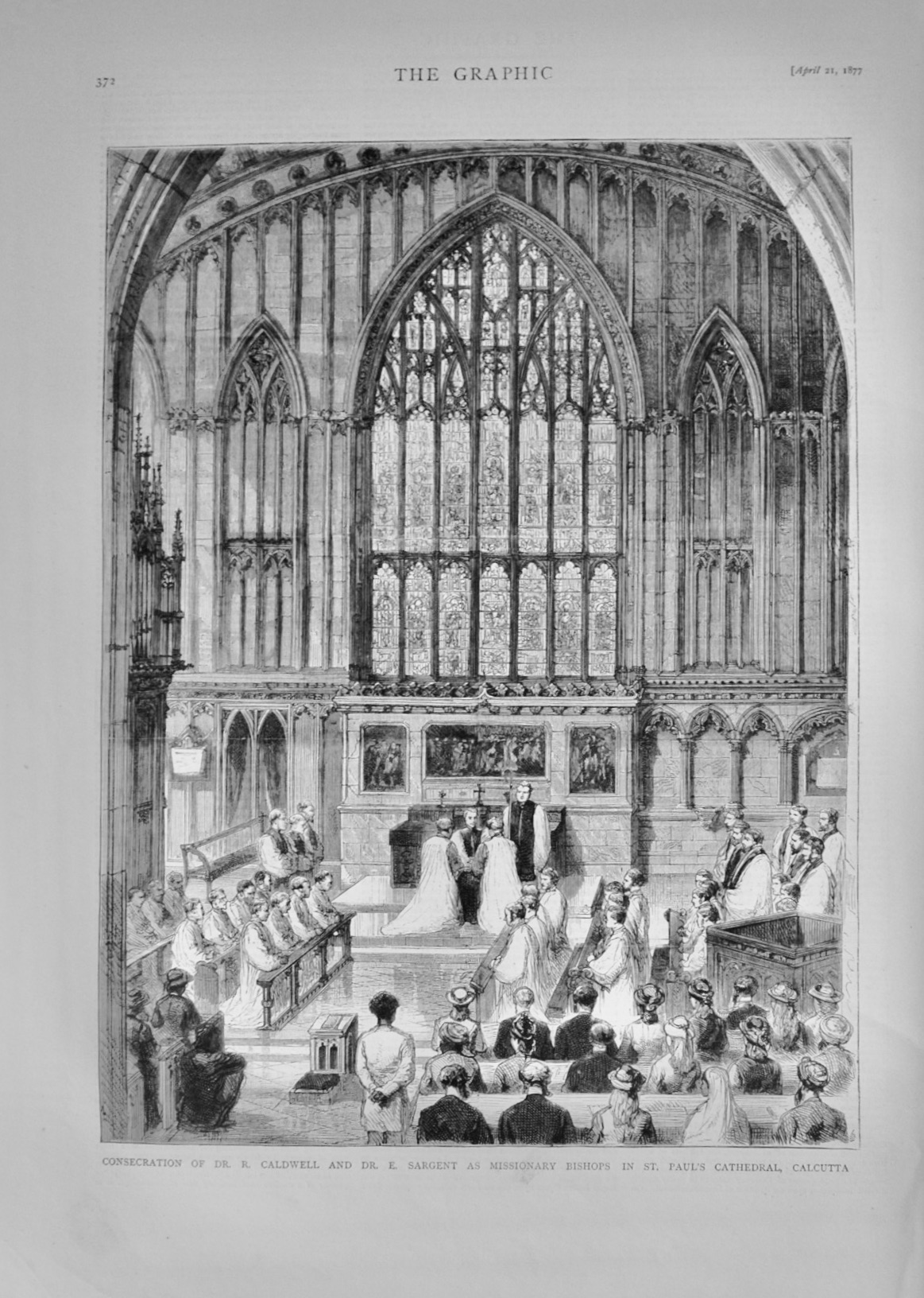Consecration of Dr R Caldwell and Dr E Sargent - 1877