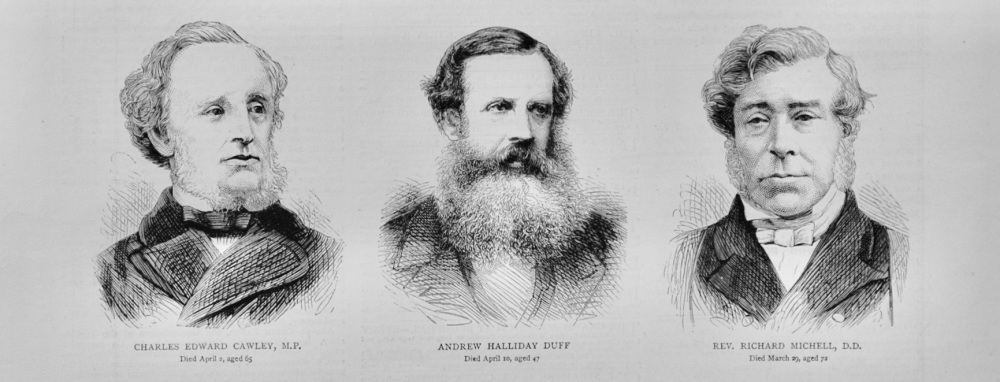 Charles Edward Cawley, M.P. - 1877