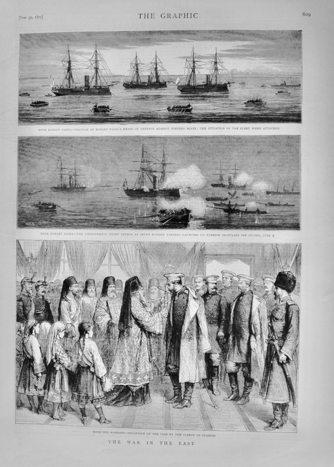 With Hobart Pasha - The War in the East - 1877