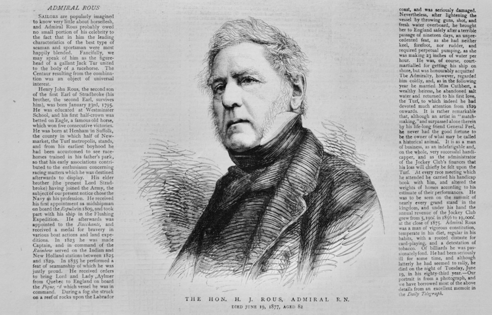 Admiral Rous - 1877