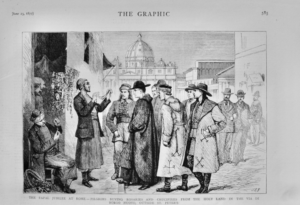The Papal Jubilee at Rome - 1877