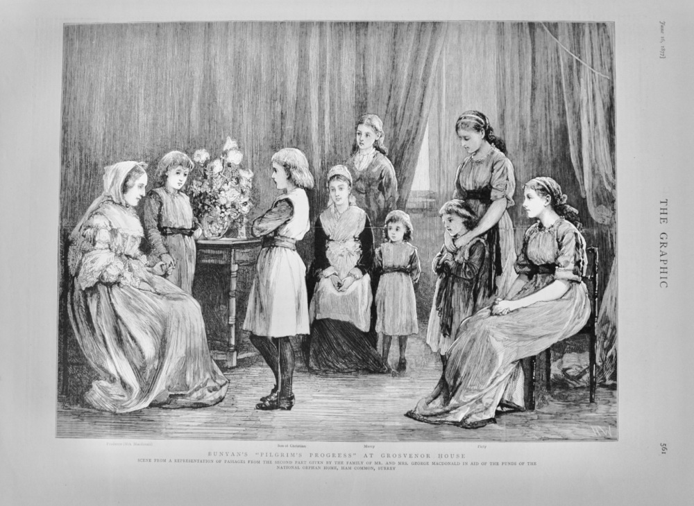 Bunyan's "Pilgrim's Progress" at Grosvenor House - 1877