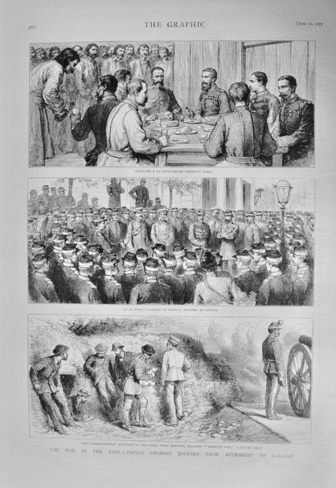 Prince Charles' Journey from Bucharest to Kalafat - 1877